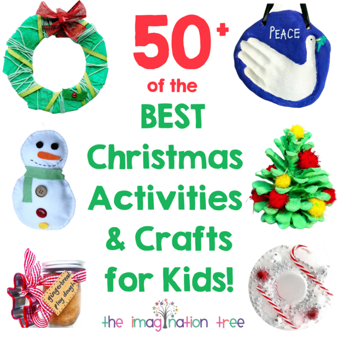 Best Ever Christmas Crafts and Activities for Kids! More than 50 Ideas to keep you busy with the kids this season.